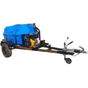 1000l Pressure Washer Trailer 241bar Diesel Electric Start Horizontal Braked xe2x80x94 product photo