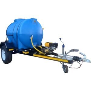 1000l High Pressure Washer trailer 186bar-petrol horizontal braked xe2x80x94 product photo