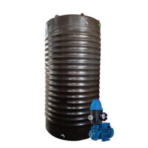 1200l Slim tank and 0.75kw Peripheral Water Pump & Controller xe2x80x94 product photo