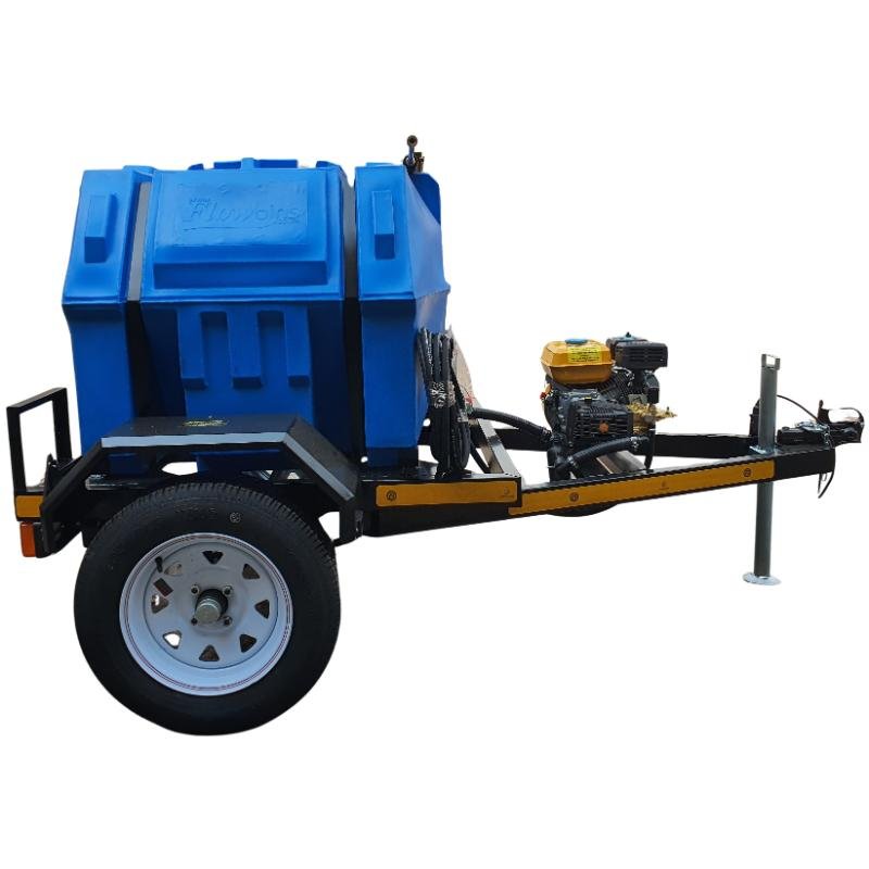 500l Pressure Washer trailer 186bar-petrol unbraked xe2x80x94 view 2