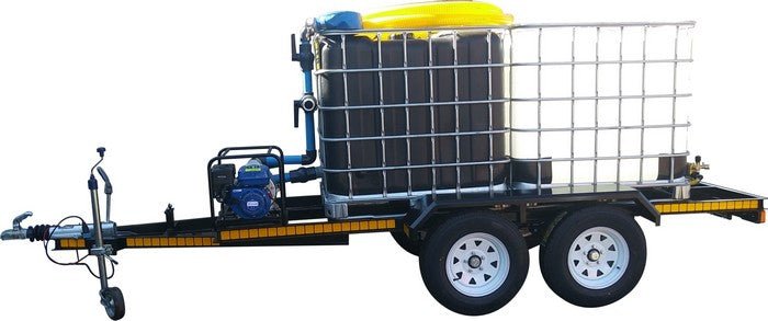 Honey sucker 1000lt with 1000lt 186bar pressure washer, double axle braked trailer unit xe2x80x94 view 3