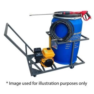 210lt High Pressure Washer Trolley 10hp-diesel-241bar xe2x80x94 product photo