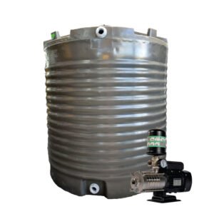 2200l Water tank and 0.75kw Intelli VSD Booster pump xe2x80x94 product photo