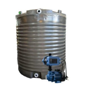 2200l Slim Tank and 0.37kw Econo Booster Pump Combo xe2x80x94 product photo