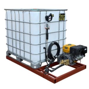 1000l Mobile High Pressure Washer 13hp-petrol-248-bar unit xe2x80x94 product photo