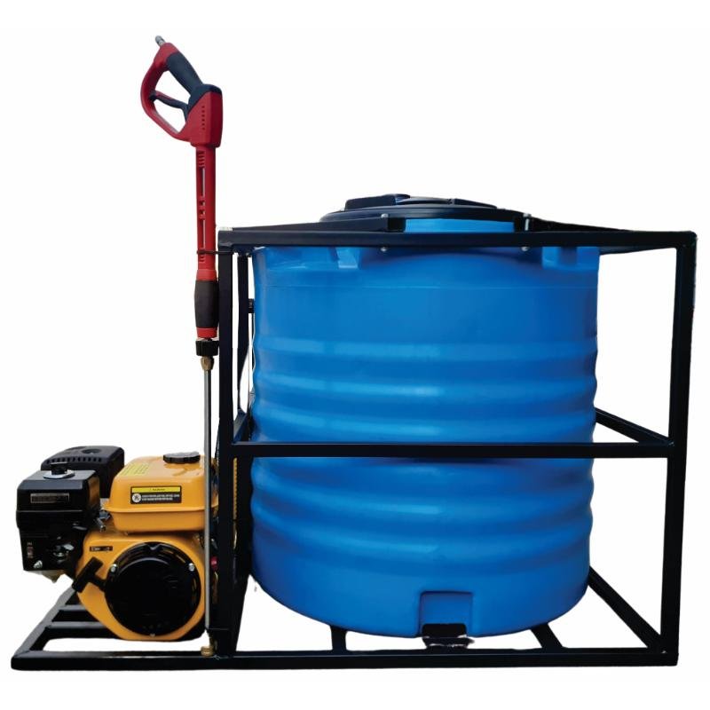 300l Mobile High Pressure Washer 6.5hp Petrol 186bar xe2x80x94 view 2