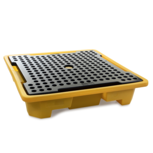 4 Drums Spill Containment Pallet for Hazardous Liquids (250 Litres Capacity) xe2x80x94 product photo