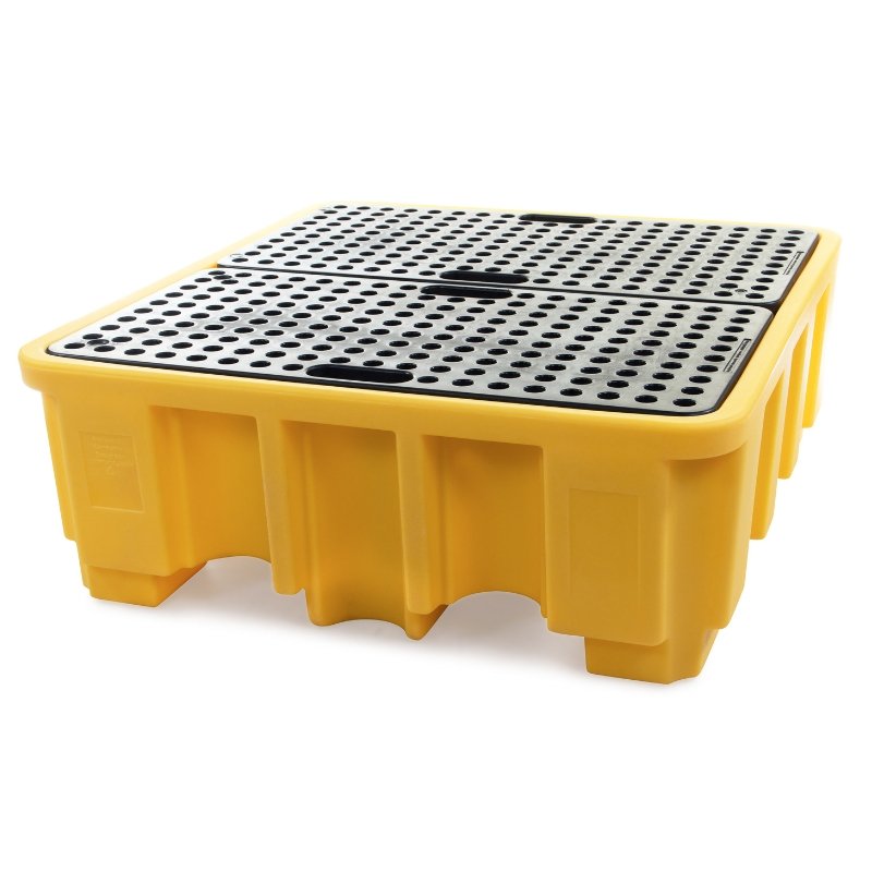 4 Drums Spill Containment Pallet for Hazardous Liquids High Capacity (485L) xe2x80x94 view 3