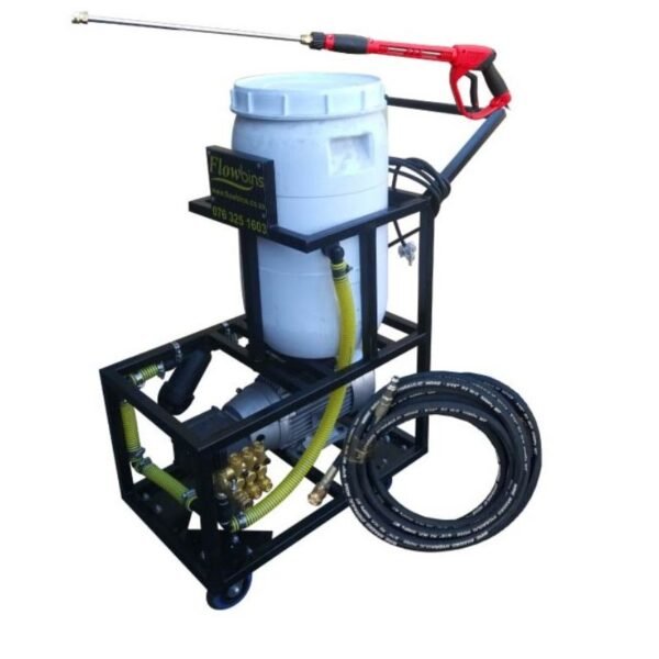 40lt Mobile Pressure washer trolley 2.2kw-220v-100bar xe2x80x94 view 3
