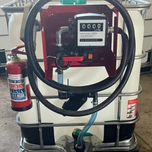 600L 12V 40l/min Diesel bowser with fire extinguisher and filter xe2x80x94 product photo