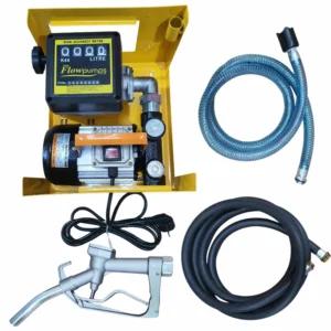 60lpm Diesel Pump Kit 220v with manual nozzle in pump Case xe2x80x94 product photo