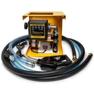 60lpm Diesel Pump Kit 220v with Auto Stop nozzle in pump Case xe2x80x94 product photo