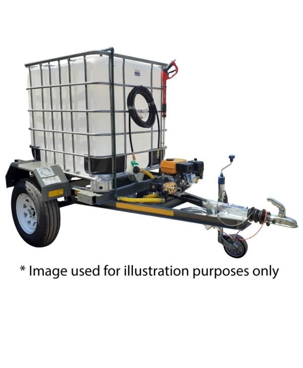 1000l High Pressure Washer trailer 100bar-220v- unbraked xe2x80x94 product photo