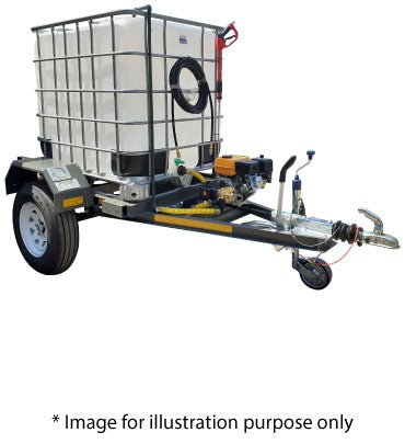 1000l High Pressure Washer trailer 100bar-220v- unbraked xe2x80x94 view 3