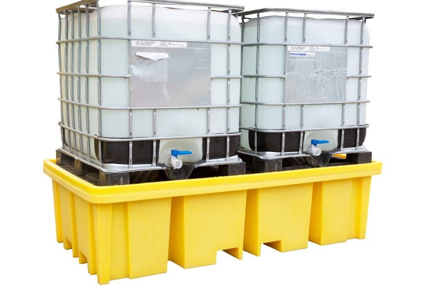 Double IBC Spill Containment Pallets (1130 Litre Capacity) xe2x80x94 product photo