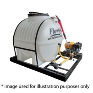 650l Mobile High Pressure Washer 13hp-Petrol-248bar xe2x80x94 product photo