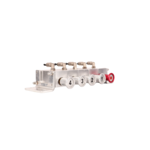 Pneumatic Control Block – 4 Compartment xe2x80x94 product photo