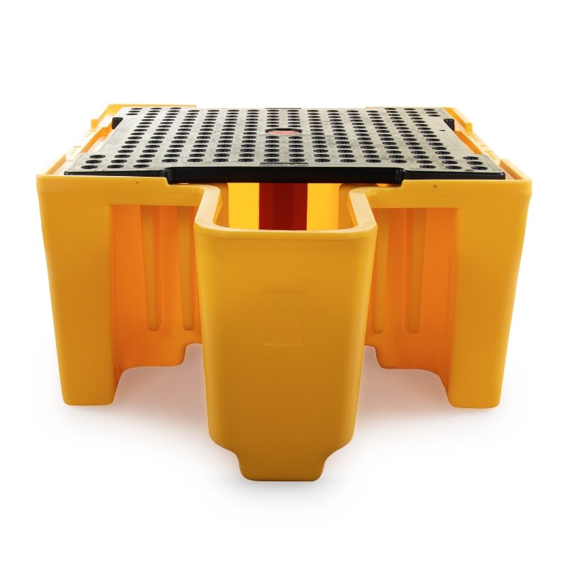 Single IBC Spill Containment Pallet With Integrated Dispensing Area (1120L Capacity) xe2x80x94 view 3