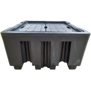 Spill Cage – Polyethylene 1100l with removable deck xe2x80x94 product photo