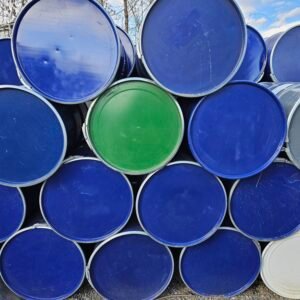 Used 210 Litre Open Top Steel Drum With Plain Interior xe2x80x94 product photo