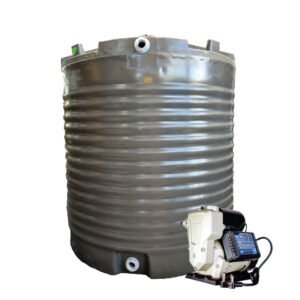 2200l Water tank and VSP 1.5KW Booster Pump System (with VSD) xe2x80x94 product photo