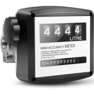 Aluminum 4 Digit Diesel Flow meter xe2x80x94 product photo