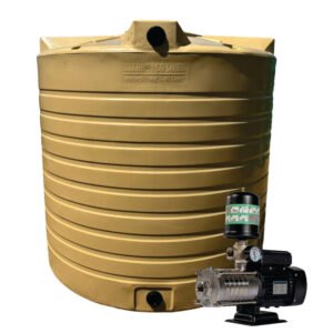 15 000l Water tank and 0.75kw Intelli VSD Booster pump xe2x80x94 product photo