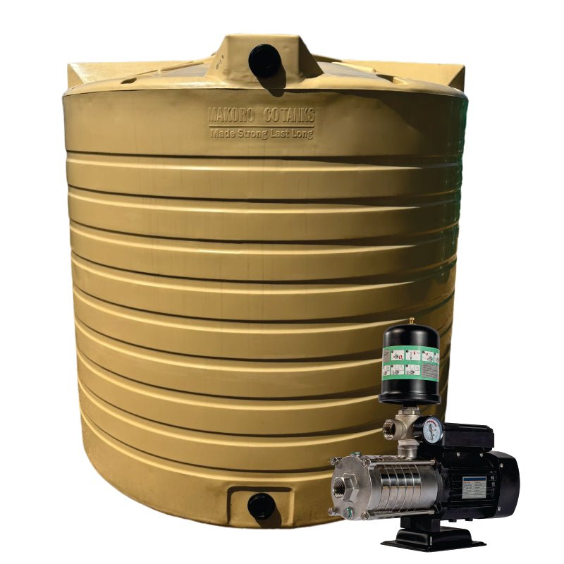 10 000l Water tank and 1.5 kw Intelli VSD Booster pump — product photo