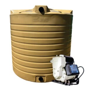 2500l Water tank and VSP 1.5KW Booster Pump System (with VSD) xe2x80x94 product photo