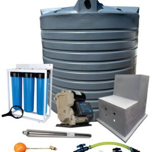 Water tank Combo Full house: 10 000l Water tank & VSP 1.5KW Booster Pump System (with VSD) — product photo