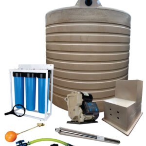Water tank Combo Full House: 15 000l Water tank & VSP 1.5KW Booster Pump System (with VSD) xe2x80x94 product photo