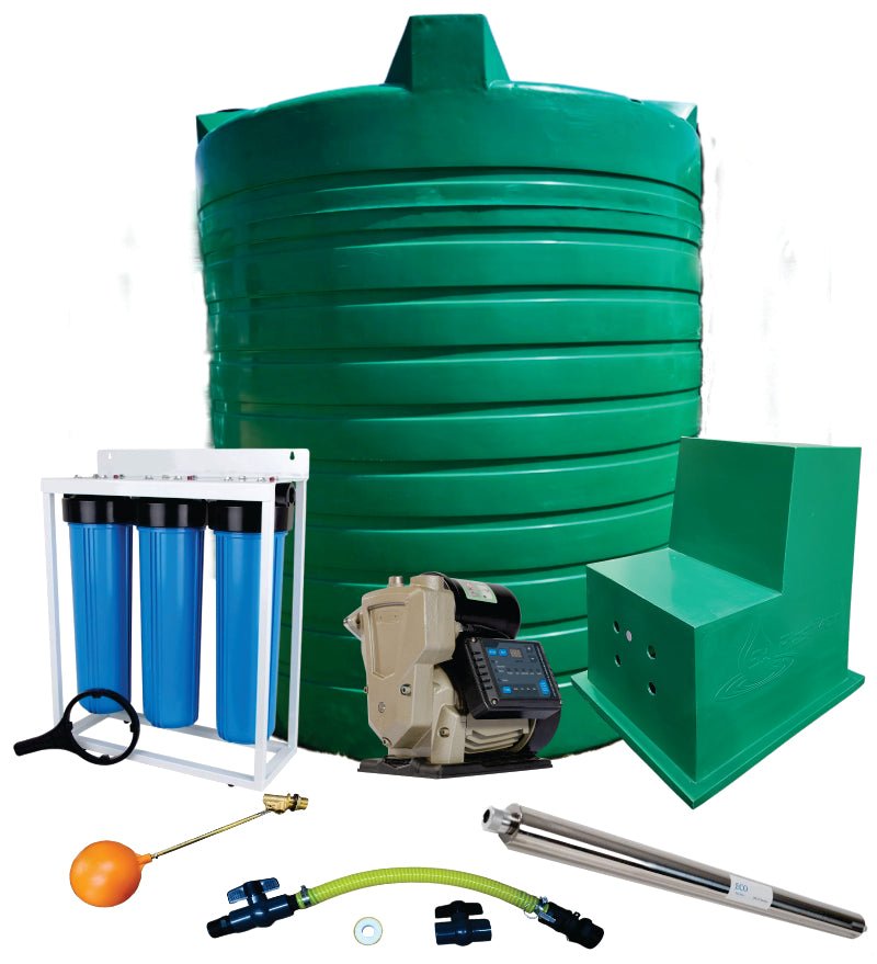 Water tank Combo Full House: 5000l Water tank & VSP 1.5KW Booster Pump System (with VSD) — view 3