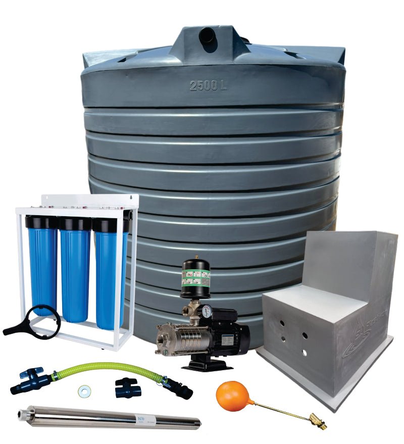Water tank Combo Full House: 5000l Water tank and 0.75kw Intelli VSD Booster pump — view 2