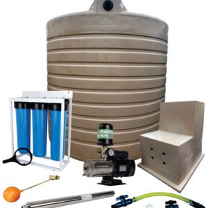 Water tank Combo Full House: 2500l Water tank and 1.5kw Intelli VSD Booster pump — product photo