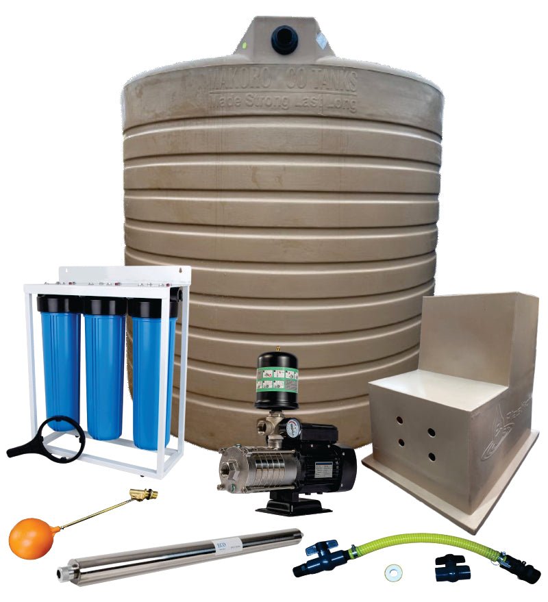 Water tank Combo Full House: 10 000l Water tank and 0.75kw Intelli VSD Booster pump — view 3
