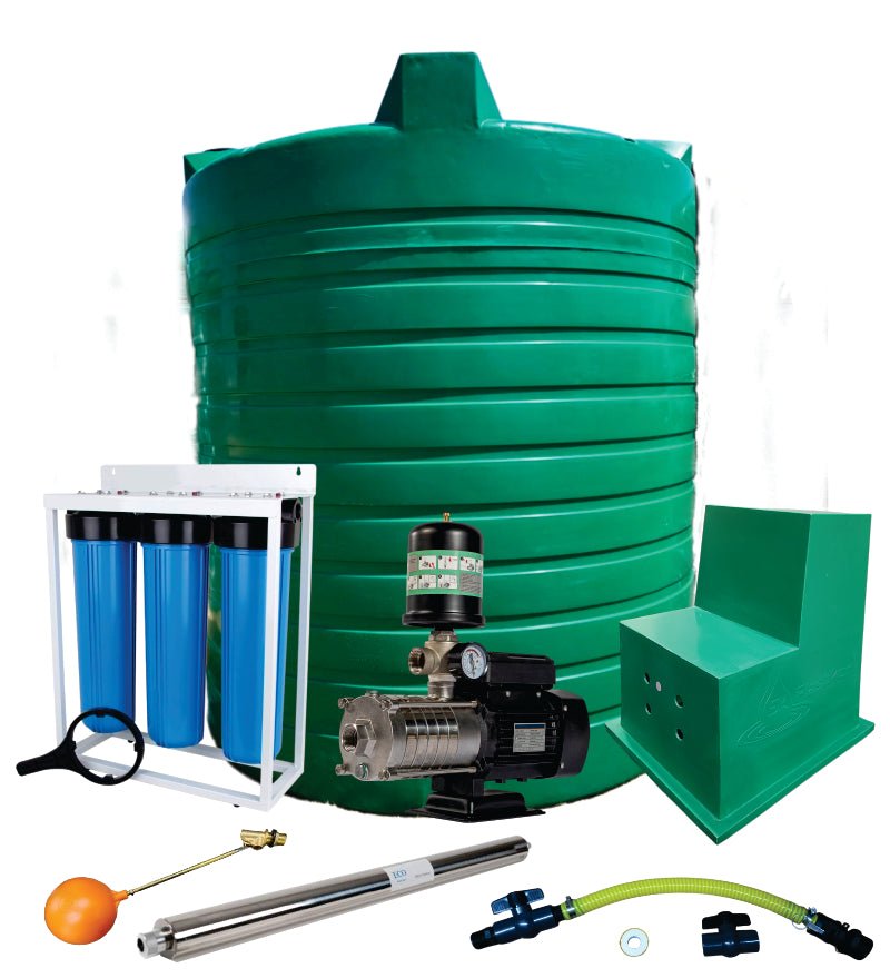 Water tank Combo Full House: 5000l Water tank and 0.75kw Intelli VSD Booster pump — view 3