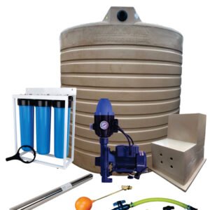Water tank Combo Full House: 10 000l Water tank & 0.75kw Monoblock Water Pump kit — product photo