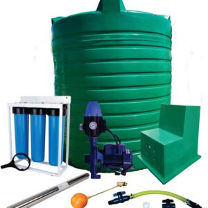 Water tank Combo Full House: 5000l Water tank & 1.1kw Monoblock Water Pump kit — product photo