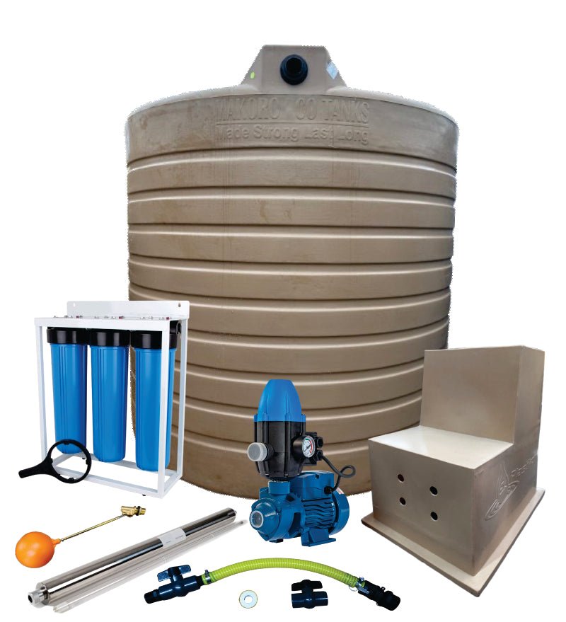 Water tank Combo Full House: 15 000l Water tank & 0.37kw Peripheral Water Pump — view 2