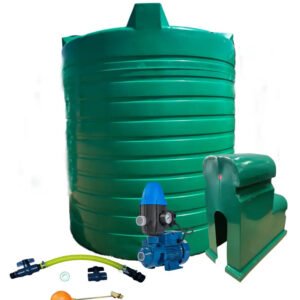 Water tank Combo Executive: 10 000l Water tank & 0.37kw Peripheral Water Pump xe2x80x94 product photo