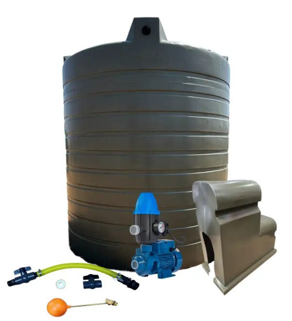 Water tank Combo Executive: 10 000l Water tank & 0.75kw Peripheral Water Pump xe2x80x94 view 3