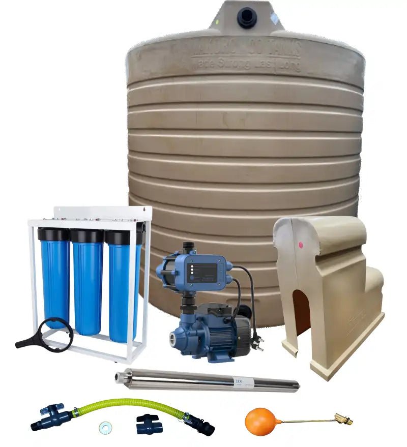 Water tank Combo Full House: 15 000l Water tank & 0.37kw Econo Peripheral Water Pump — view 2