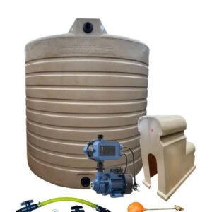 Water tank Combo Executive: 2500l Water tank & 0.37kw Econo Peripheral Water Pump — product photo