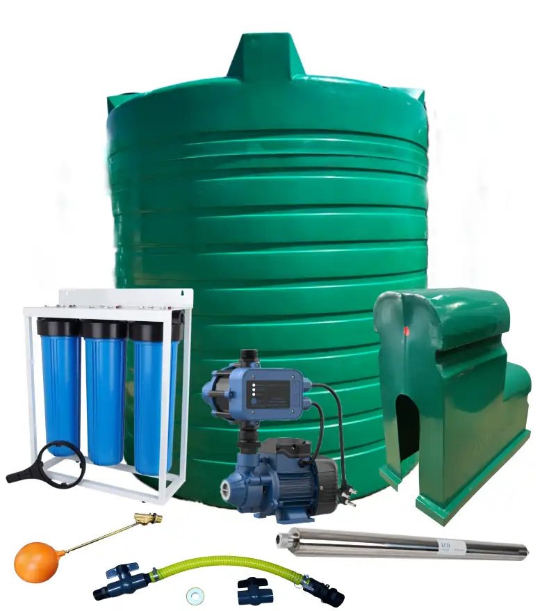 Water tank Combo Full House: 15 000l Water tank & 0.37kw Econo Peripheral Water Pump — view 3