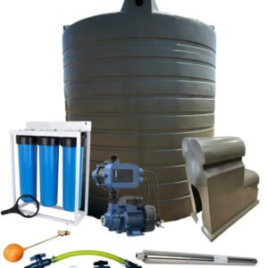 Water tank Combo Full House: 15 000l Water tank & 0.37kw Econo Peripheral Water Pump — product photo