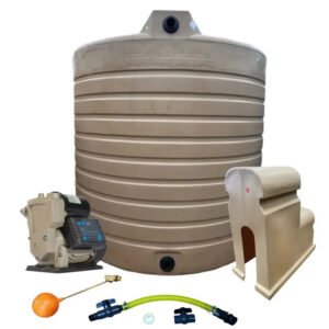Water tank Combo Executive: 5000l Water tank & VSP 1.5KW Booster Pump System (with VSD) — product photo
