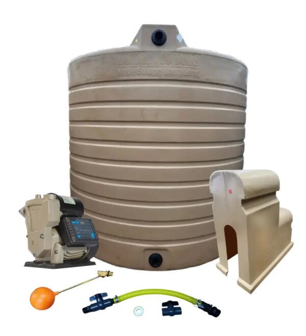 Water tank Combo Executive: 2500l Water tank & VSP 1.5KW Booster Pump System (with VSD) — view 2