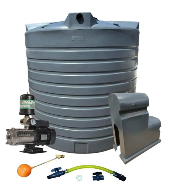 Water tank Combo Executive: 15 000l Water tank and 0.75kw Intelli VSD Booster pump — product photo