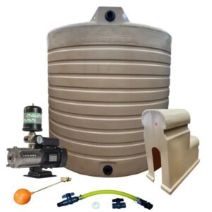Water tank Combo Executive: 2500l Water tank and 1.5kw Intelli VSD Booster pump — product photo
