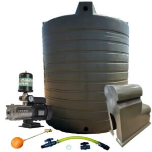 Water tank Combo Executive: 5000l Water tank and 0.75kw Intelli VSD Booster pump — product photo